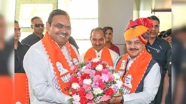 जयपुर पहुंचे बीजेपी अध्यक्ष जेपी नड्डा, महिला सशक्तिकरण सम्मेलन में कई योजनाओं की शुरूआत जयपुर पहुंचे बीजेपी अध्यक्ष जेपी नड्डा, महिला सशक्तिकरण सम्मेलन में कई योजनाओं की शुरूआत