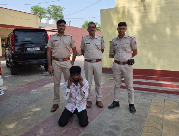 खड़े ट्रक से गेहूं चोरी करने के प्रकरण में एक आरोपी गिरफ्तार