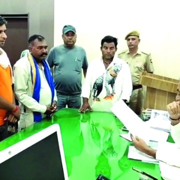 h03 निर्माण कार्य न रूकवाने पर आंदोलन की चेतावनी