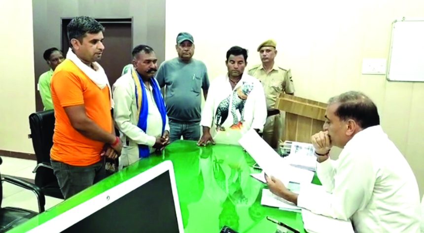 h03 निर्माण कार्य न रूकवाने पर आंदोलन की चेतावनी