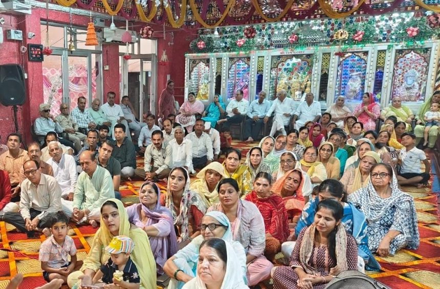 KM श्री कृष्ण मन्दिर से सेसा शोभायात्रा आज शाम