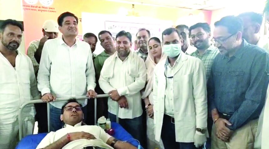 h02 सामाजिक और राष्टय कर्तव्य निभाएं युवा : डॉ. खुशाल यादव