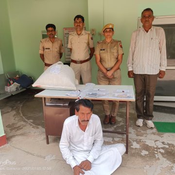 स्मैक-पोस्त, पिस्तौल-बंदूक व कारतूस बरामद, प्रौढ़ गिरफ्तार