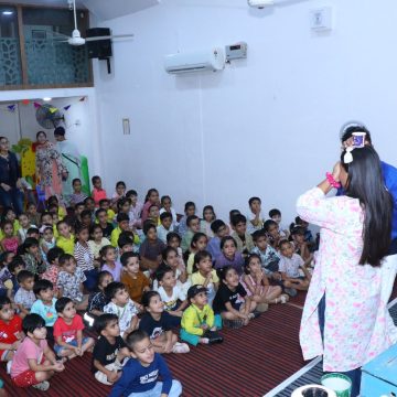 चमत्कारी करतबों ने बच्चों को किया रोमांचित